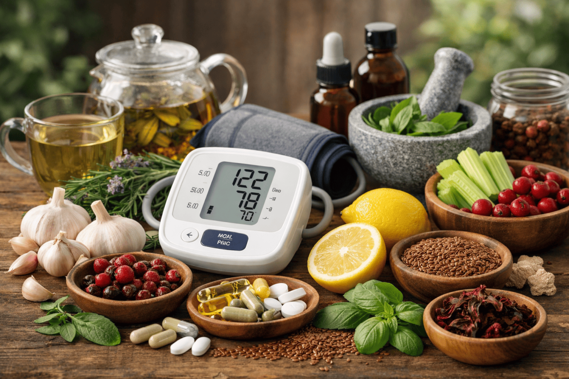 Blood pressure herbs: what the evidence supports (and what to watch)