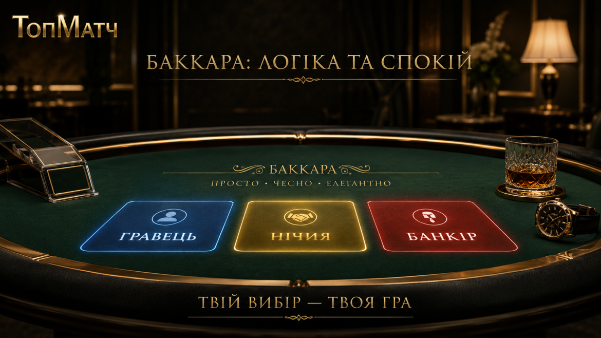 баккара у ТопМатч